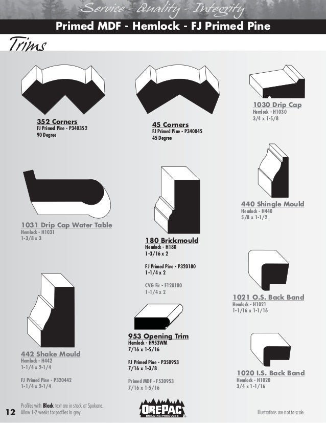 OrePac Moulding and Millwork Guide