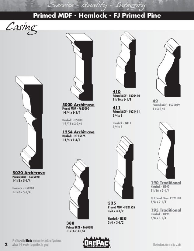 OrePac Moulding and Millwork Guide