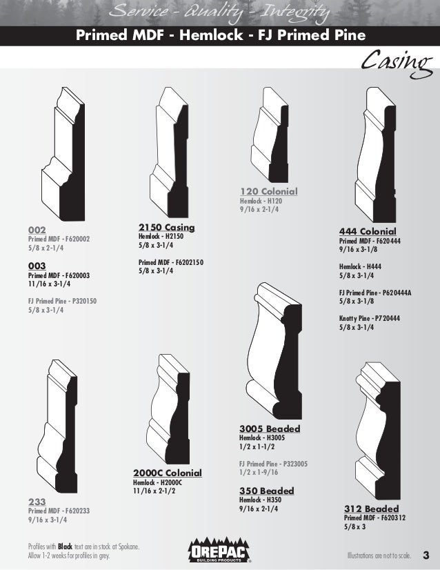 OrePac Moulding and Millwork Guide