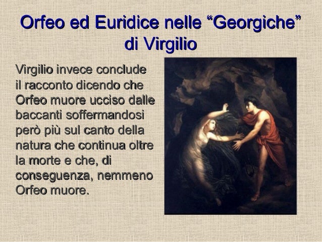 Mito Di Orfeo Ed Euridice Testo Orfeo ed Euridice