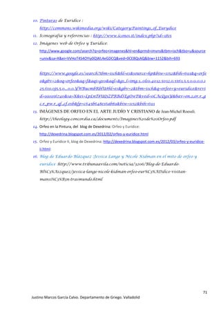 eduardo blázquez's personal webpage Images High... Orfeo y eurídice en la literatura y el arte | PDF