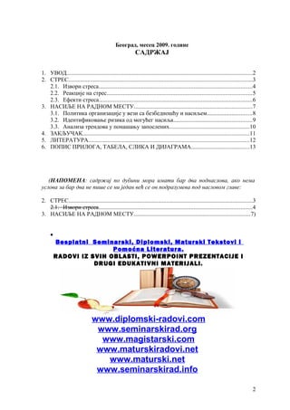 Org. ponasanje uputstvo za pisanje seminarskog rada | PDF