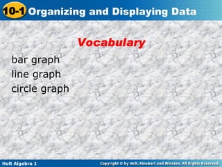 bar graph line graph circle graph Vocabulary 