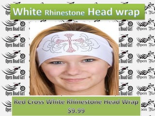 White Rhinestone Head wrap