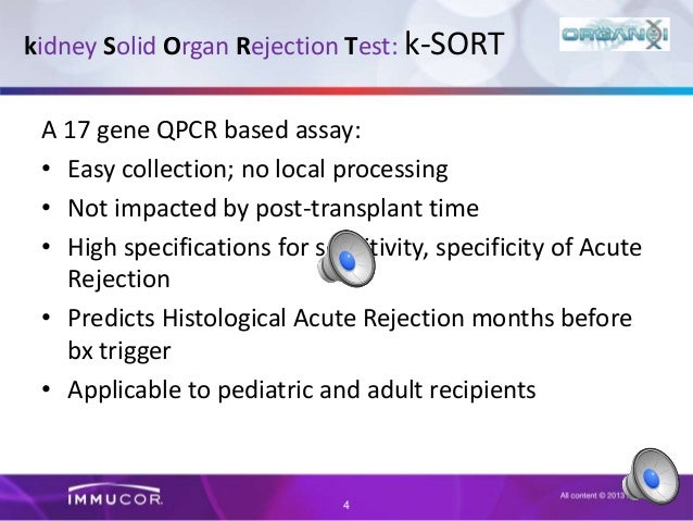 organ i world transplant congress soild organ rejection test k sort organ rejection