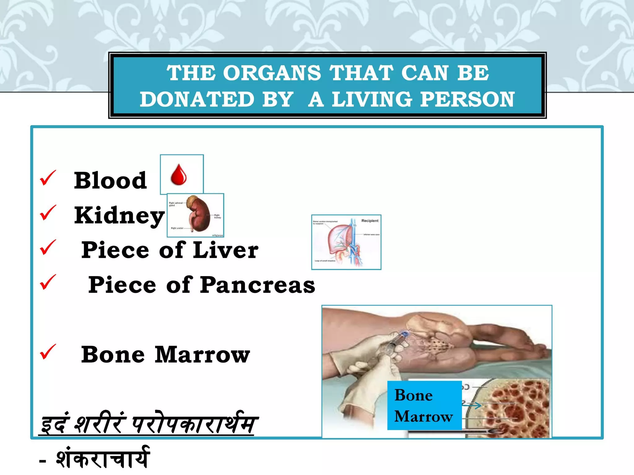 Organ donation english ppt