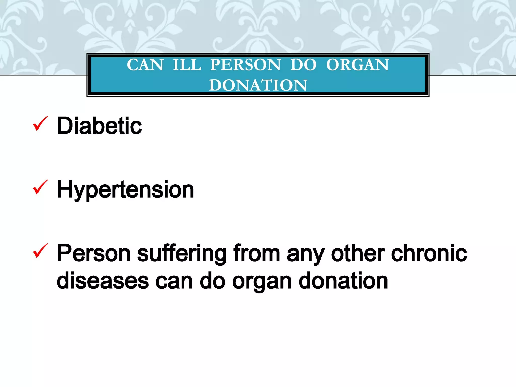 Organ donation english ppt
