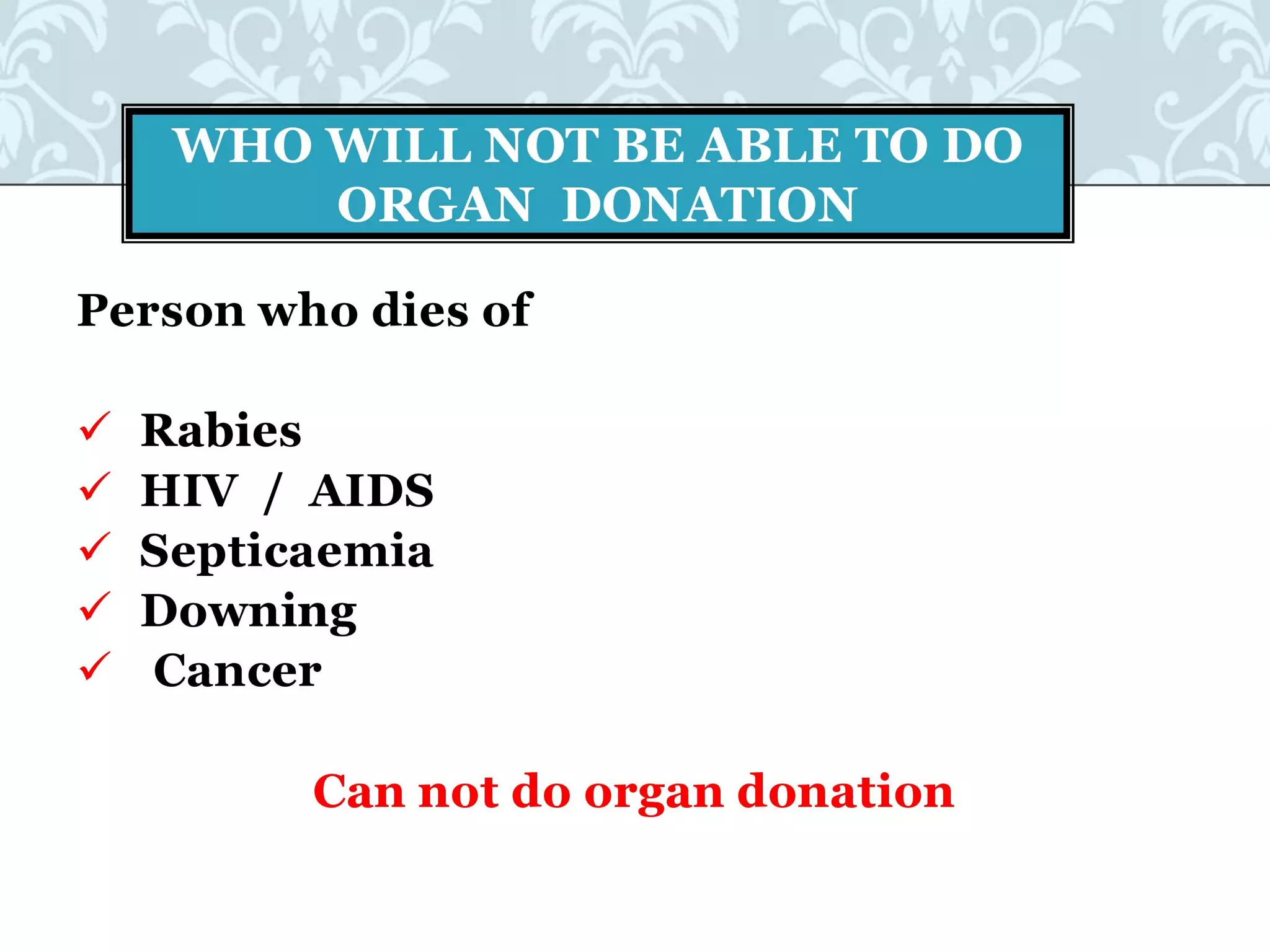 Organ donation english ppt