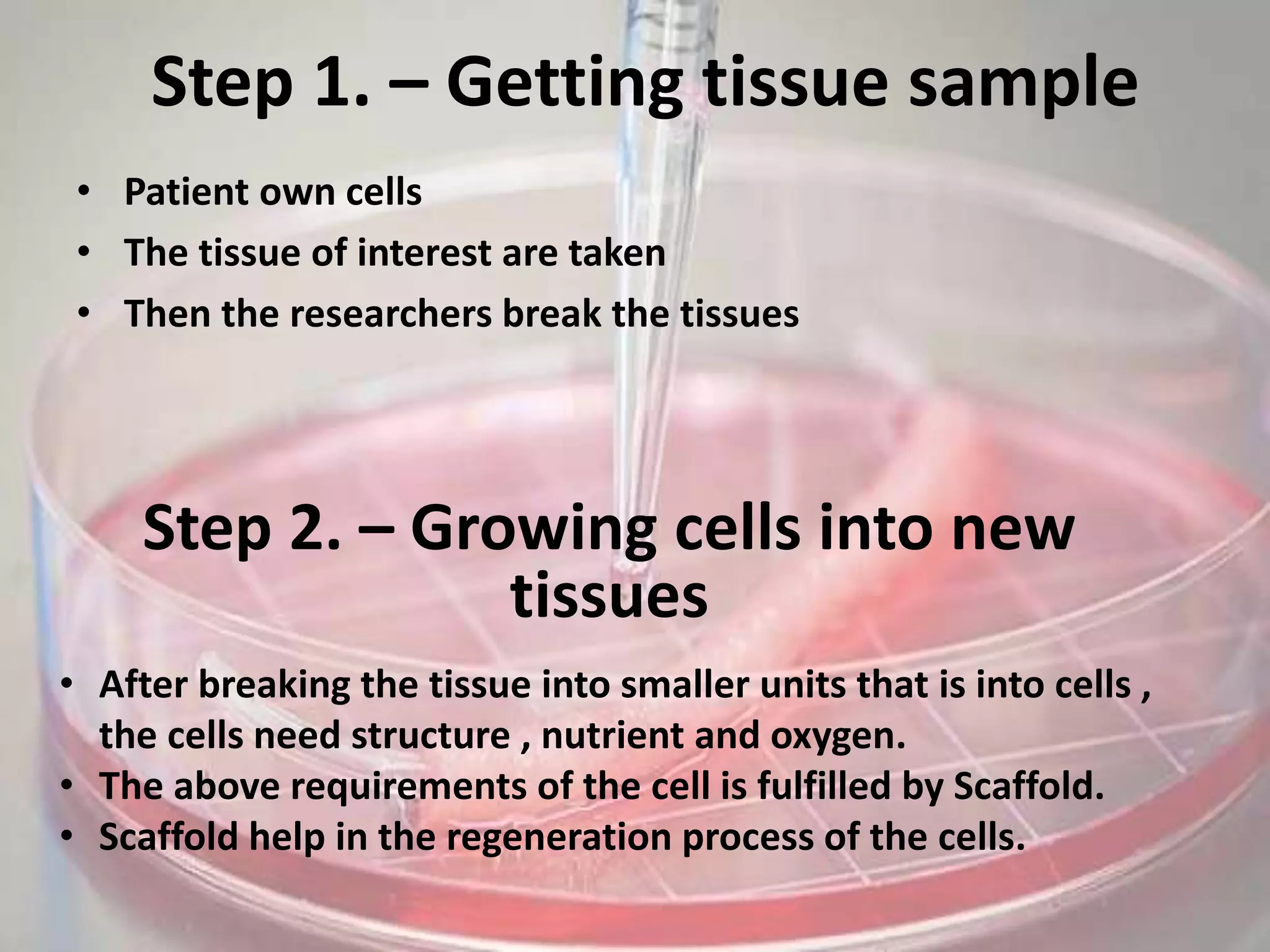 Organ and tissue engineering,examples, | PPTX