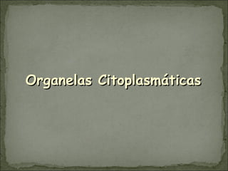 Organelas Citoplasmáticas 