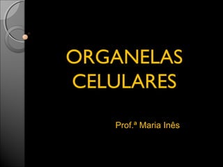 OORRGGAANNEELLAASS 
CCEELLUULLAARREESS 
Prof.ª Maria Inês 
 
