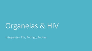 Organelas & HIV
Integrantes: Elis, Rodrigo, Andrea
 