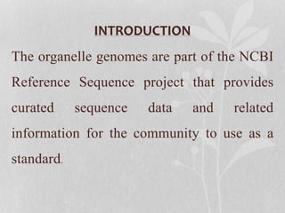 Organelle genome