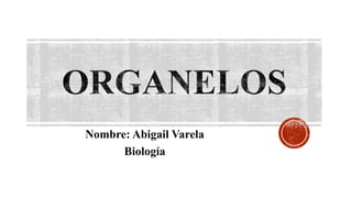 Nombre: Abigail Varela
Biología
 