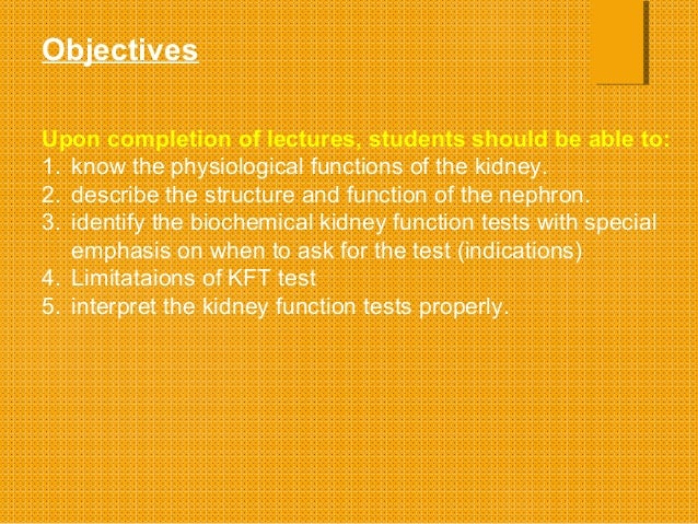 Organ Function Tests