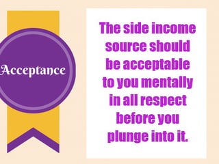 Acceptance
 