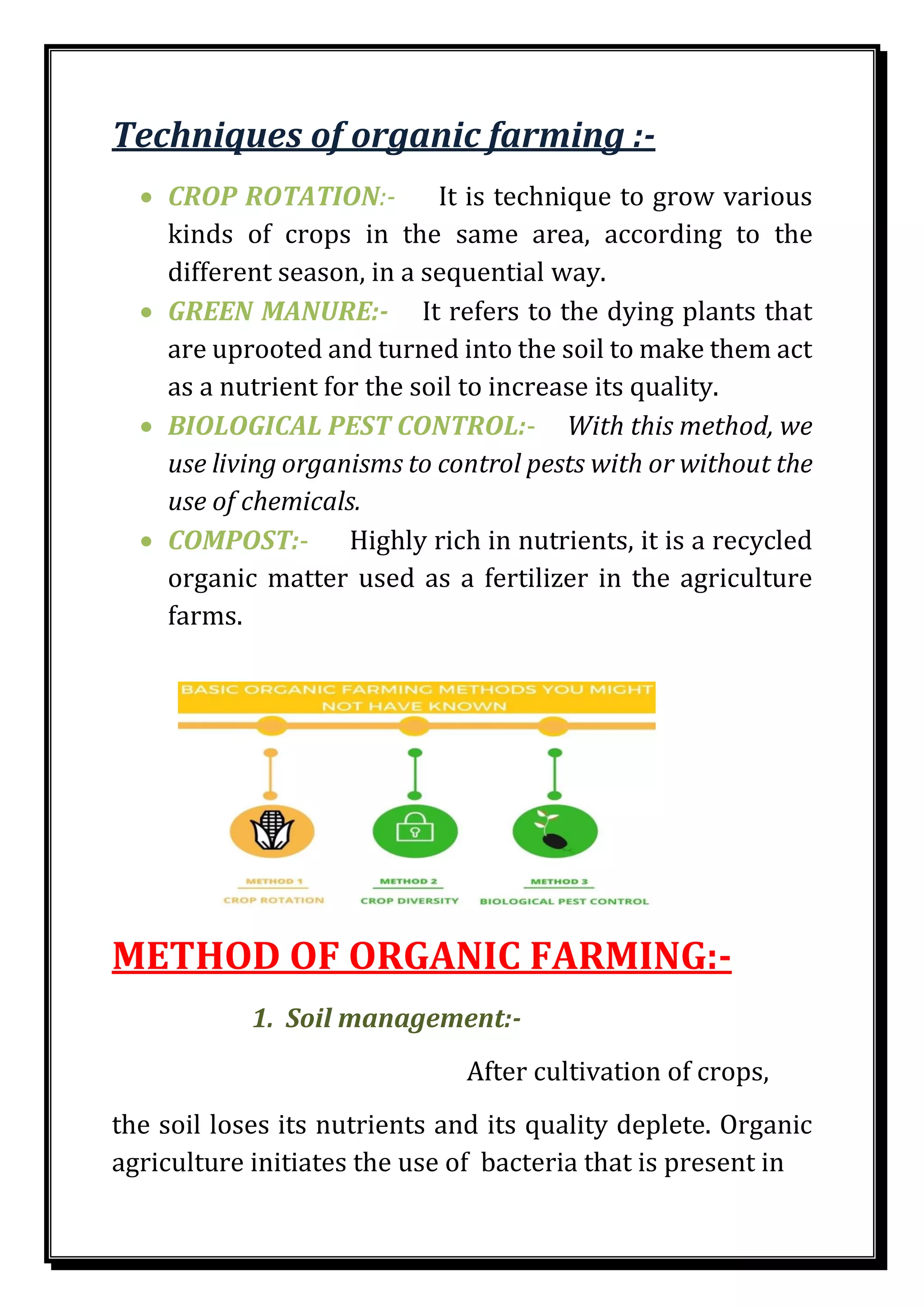 Organic Farming Pdf Agriculture Industries