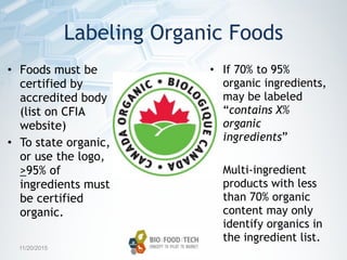 Organic processing | PDF
