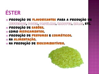  Produção de                    para a produção de
           ,      ,            ,         ,    , etc.
 Produção de         .
 Como                 .
 Produção de              e            .
 Na            .
 Na produção de                   .
 