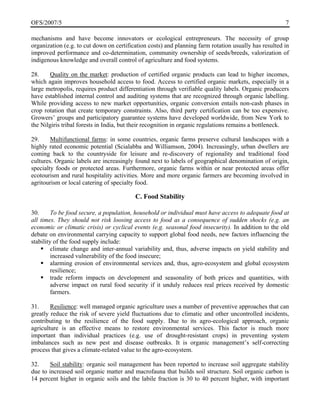 Organic agriculture and food security | PDF