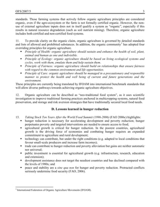 Organic agriculture and food security | PDF