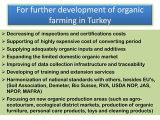 Organic Agriculture in Turkey | PDF