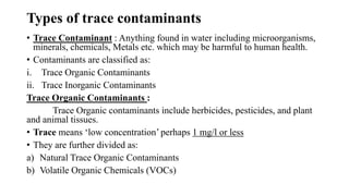 Organic and inorganic trace contaminates detection using AAS | PPTX
