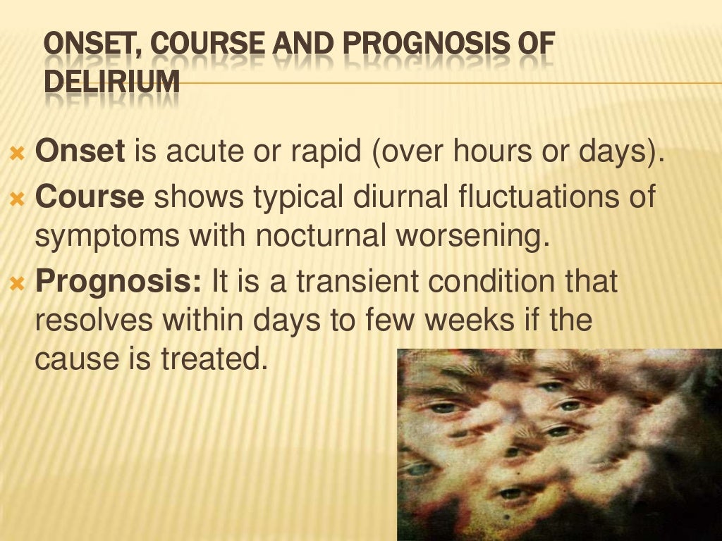 Organic brain syndrome