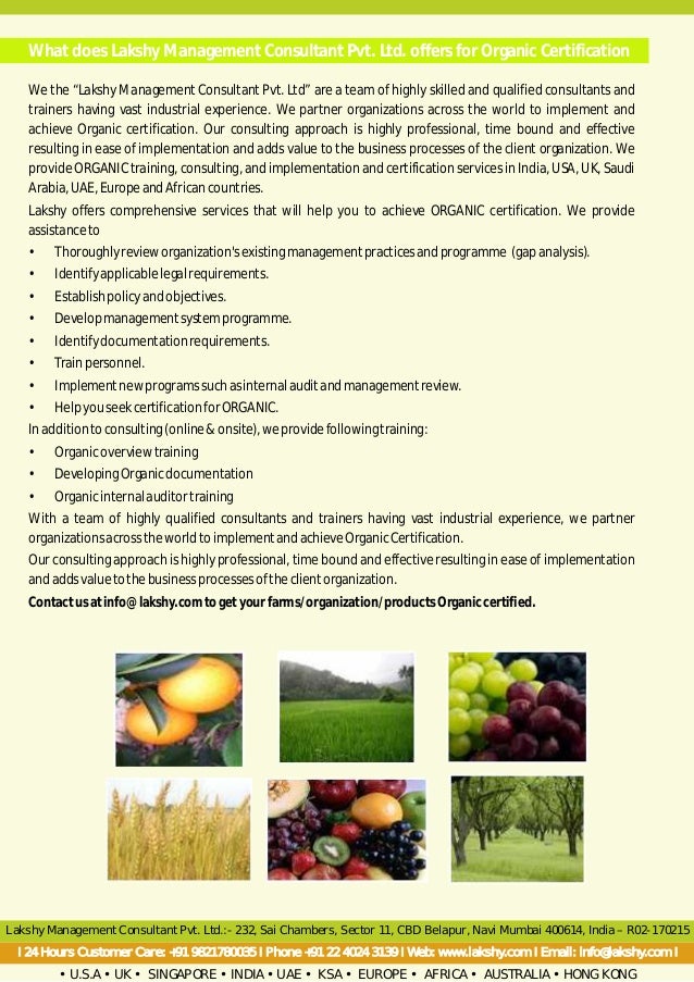 Organic food essay image