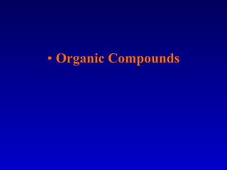 Organic Compounds 