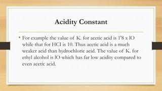 Acidity of Carboxylic Acid | PPTX