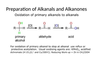 Organic compounds: PREPARATION, REACTIONS AND TESTS | PPT