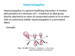 H2o2 Hyperconjugation organic chemistry.pptx 11 cbse chemistry | PPTX