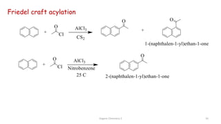 Friedel craft acylation
Organic Chemistry 3 33
 