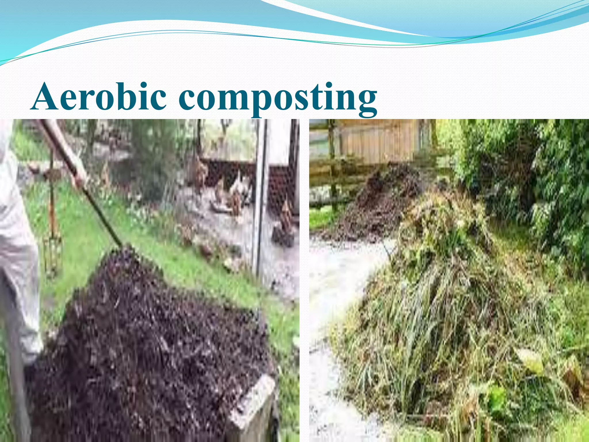 Aerobic composting
 
