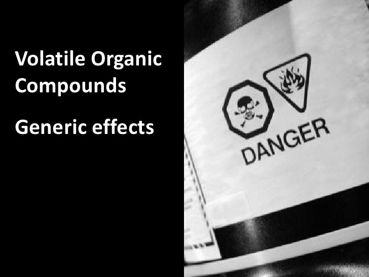 Organic compounds health hazards