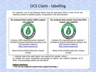 OCS Claim - labelling
113
 
