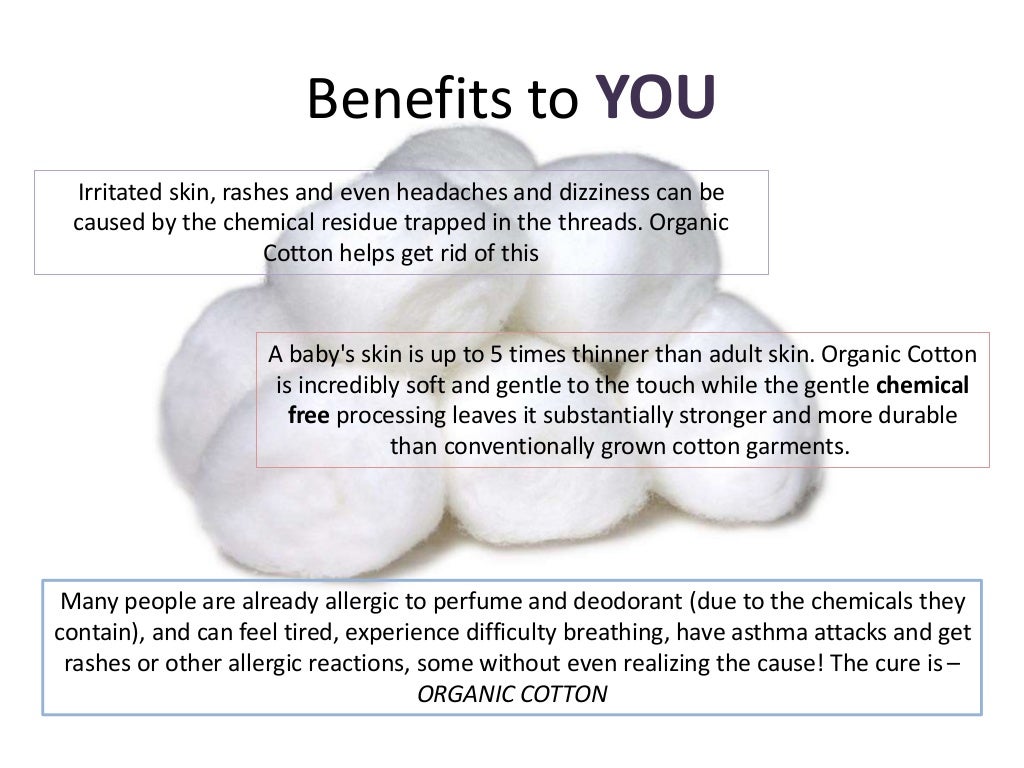 Benefits of Organic Cotton over conventional cotton