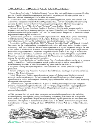 Organic Crop Production Overview | PDF