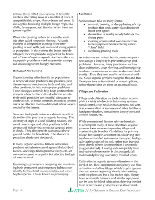 Organic Crop Production Overview | PDF