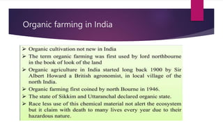 Organic farming in India
 