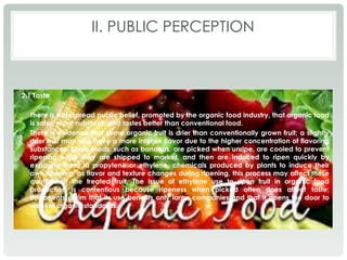 Organic food | PPTX