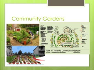 Community Gardens 
 