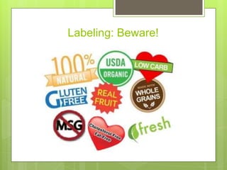 Labeling: Beware!
 