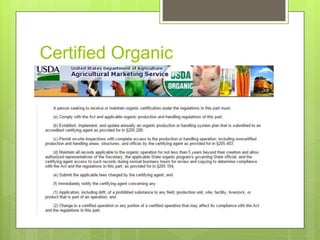 Certified Organic
 