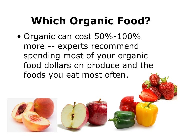 Organic food labeling