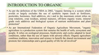 Organic Fruit Production in india ppt by pranjal pandey | PPTX