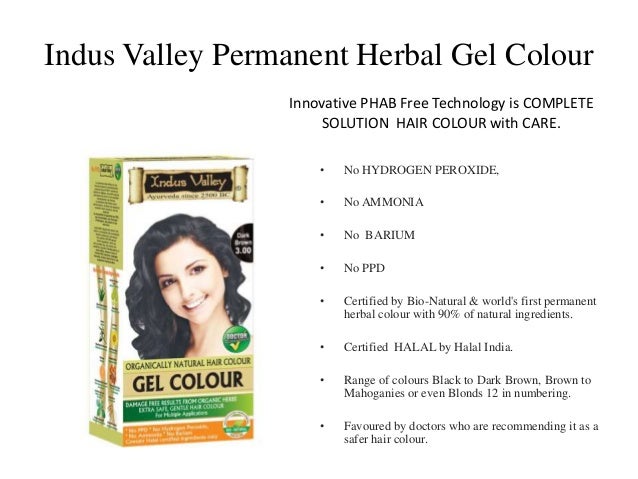 Natural Gel Hair Color With Extra Safety Indus Valley
