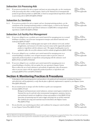 NATIONAL ORGANIC PROGRAM STANDARDS visual data 6