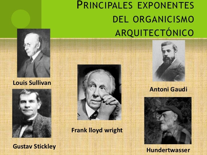 Organicismo, Estetica